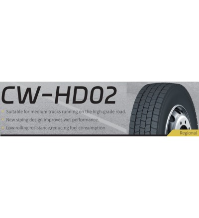 Anvelopa CAMION CROSSWIND CW HD02 205/75R17.5 124/122M TRACTIUNE REGIONAL