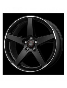Janta Aliaj MOMO FIVE MATT BLACK POLISHED 8X17 5X108 ET 40 CB 72.3