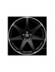 Janta Aliaj MOMO Seven MATT BLACK POLISHED 8X18 5X108 ET 42 CB 72.3