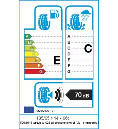  TORQUE Tq025 AllSeasons 185/65 R 14 86t